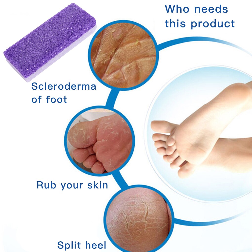 Foot Pumice Stone Sponge Block Callus Remover for Feet Hands Beauty Tools Pedicure Foot Care