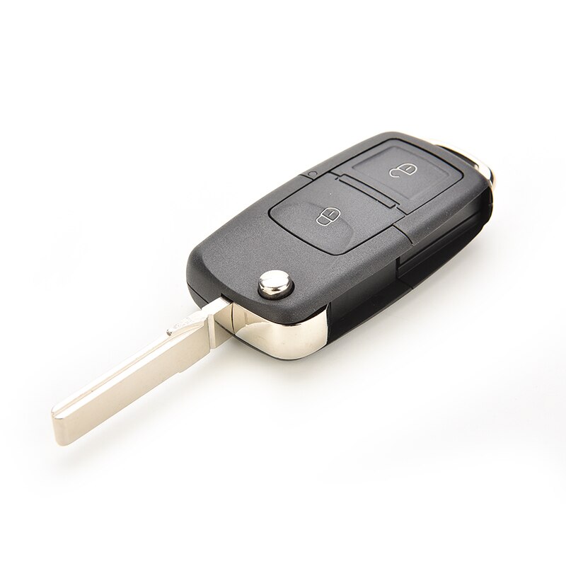 Remote Flip Folding Car Key Shell Replacement Car Key Case Cover For Car Bora Uncut Blade Keyless 2 Buttons