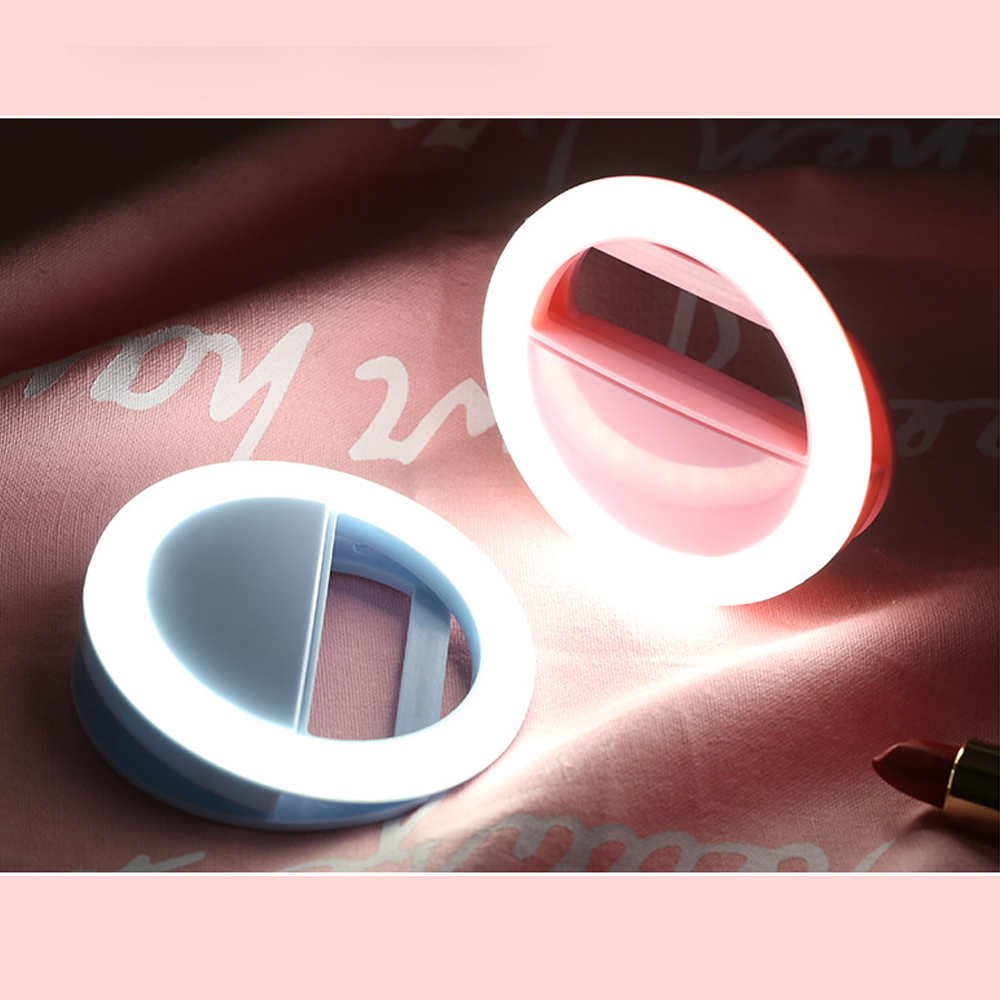 XUNATA USB LED Selfie Ring Licht Draagbare Telefoon Fotografie Ring Licht Enhancing voor Smartphone Selfie Enhancing Vullen Lichten