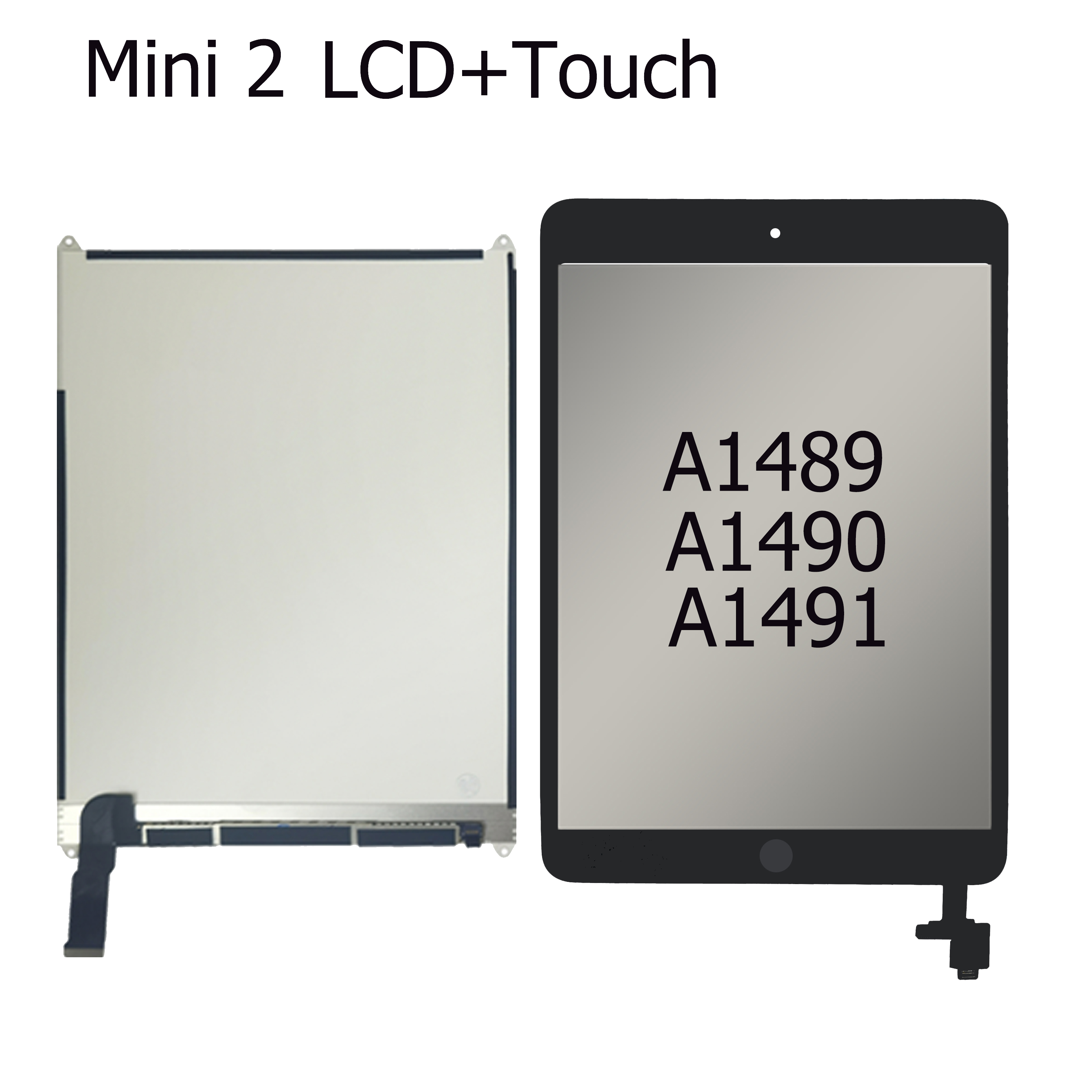LCD and Touch Screen Display Tested For APPLE iPad Mini1 Mini2 Mini3 A1432 A1454 A1455 A1489 A1490 A1491 A1600 A1601 Mini 1 2 3