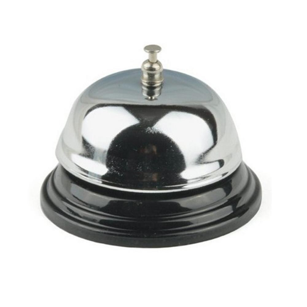 Small Silver Ringing Bar Counter Bell, Food Bell, Single Bell, Meal Bell, Summoning Bell, Restaurant Kitchen