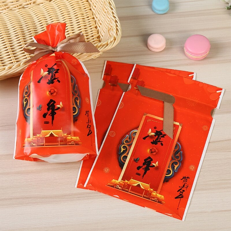 50 Pcs Chinese Year Candy Bundles Packaging Bag 54DC