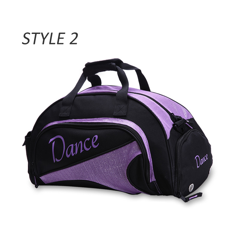 Dans Meisje Sporttas Vrouwen Yoga Mat Zakken Voor Fitness Training Sport Handtas Schouder Tas Gymtas Sporttas Dansen Sporttas XA769WA: Style 2 Purple
