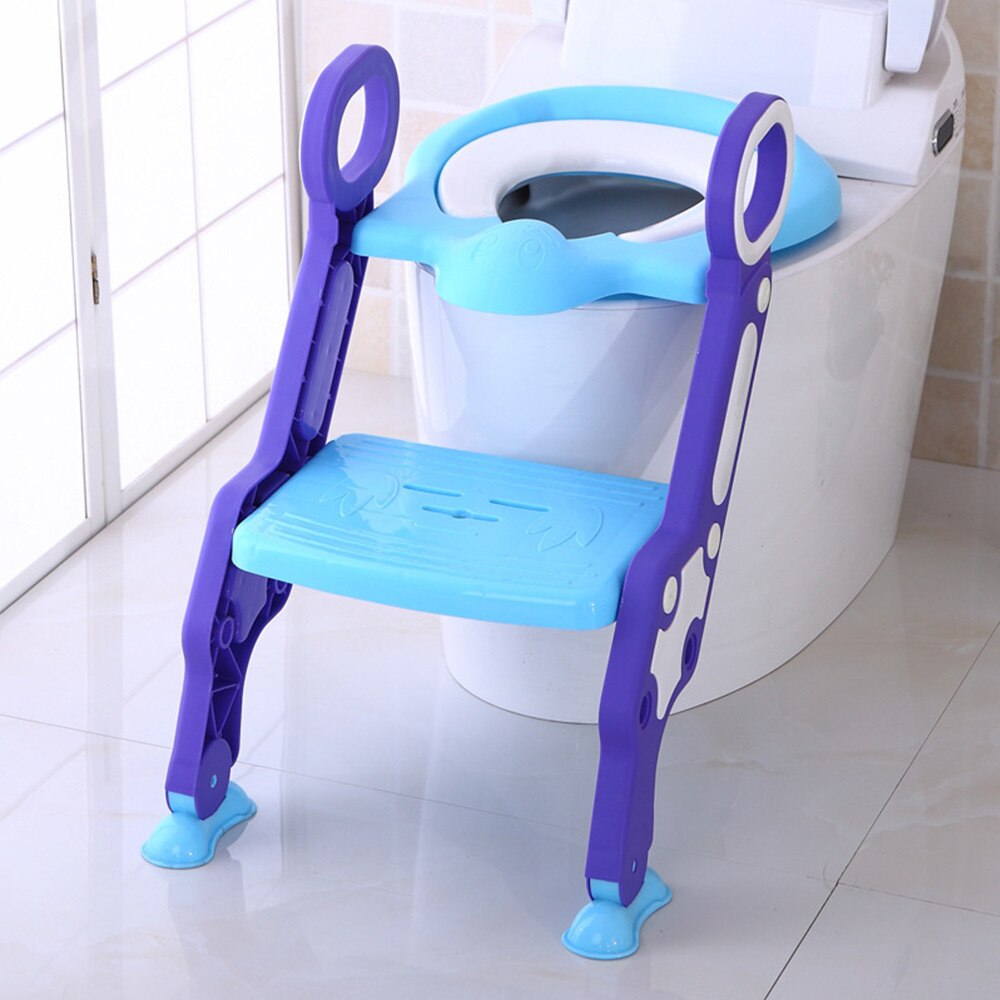 Baby toiletzitting, opvouwbare, verstelbare ladder, potje voor zindelijkheidstraining, opstapje, kinderveiligheidstoiletzitting, pot voor kinderen: Pj3554b