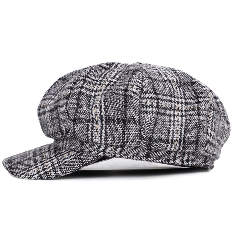 Chapeau de journal femme en laine | Grande , chapeau octogonal, nouvelle coiffure littéraire unisexe, peintre en laine, béret pour hommes