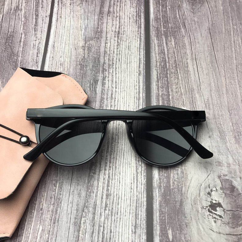 Arrived Zonnebril Dames Sunglasses for Women&men Vintage Retro Sun Glasses Brand Hombre Oculos n75: Black