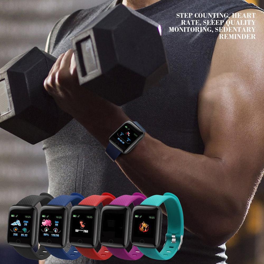 Smart fitness armbånd pulsmåling sport tracker ur søvnovervågning test sundhed vandtæt smart armbånd