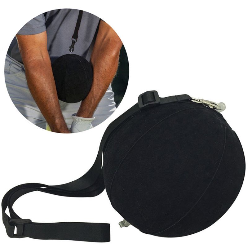 Golf Swing Training Aid Set Golf Trainer Practice Ball Swing Posture Correction Inflatable Ball