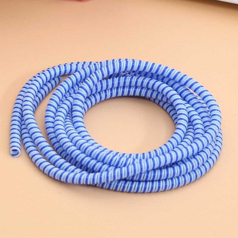 Protector de Cable para teléfono, cuerda de protección antirotura para Cable de carga USB, enrollador de datos para auriculares, 1,4 m: F