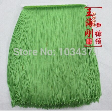 12 kleuren 30 cm Breedte Polyester 10 Yards Latin Dance Apparel Dunne Lijn Fringe Lace Versieringen Rayon DIY Handleiding Accessoires