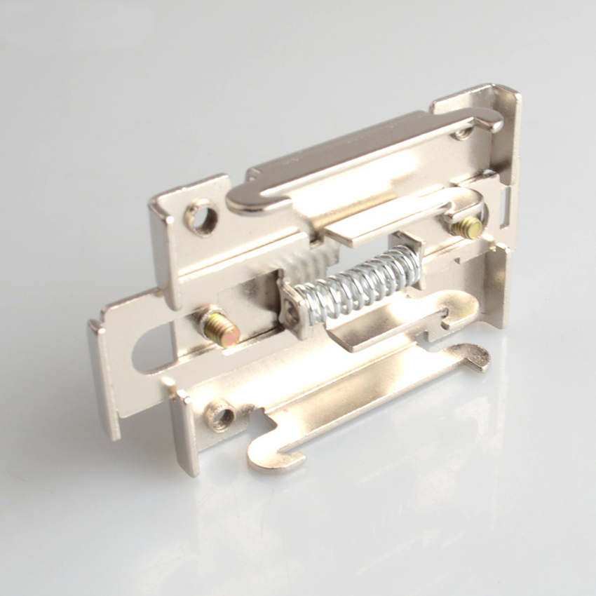 1Pc Eenfase Ssr 35Mm Din Rail Vaste Solid State Relais Clip Klem Din Rail Montage Rack Vaste gesp Met 2 Schroeven