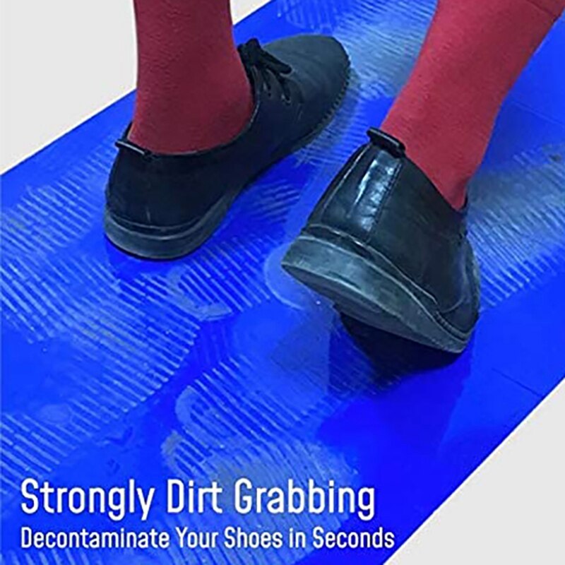 Floor Guard Anti-Bacterial Peel Off Mat Grade Sticky Floor Protection Mats,Cleanroom Sticky Tac Tacky Mats(45X60cm)