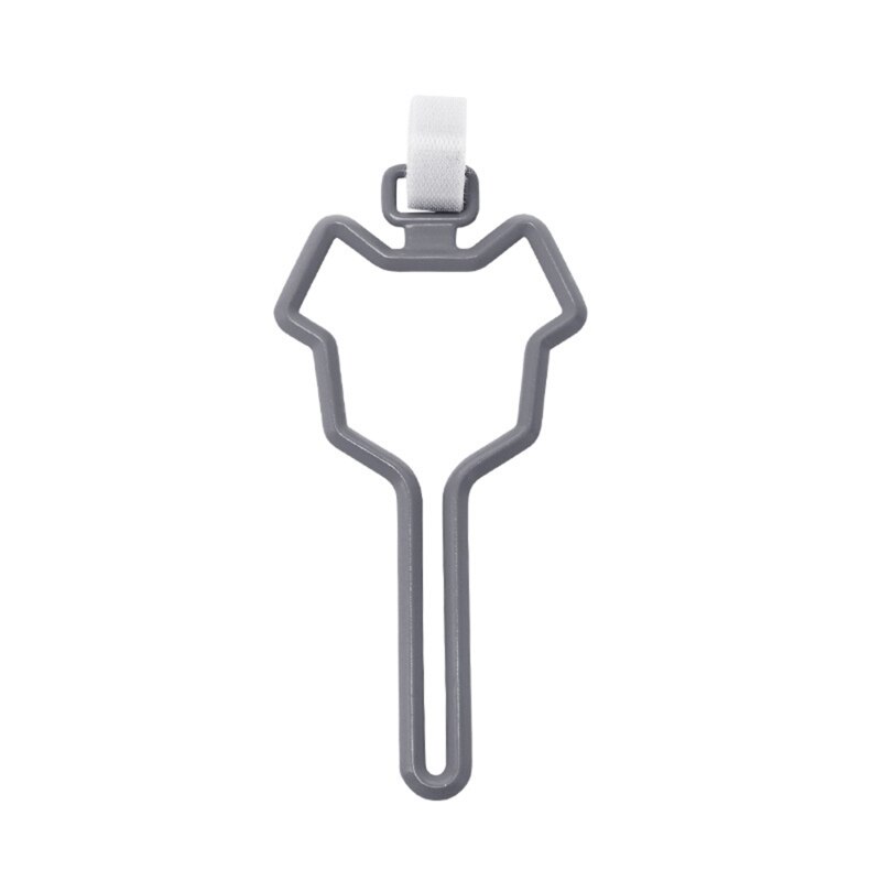 Correa para perros y mascotas, bolsa de gancho portátil de basura, Clip manos libres, soporte para Bolsa para popó de mascotas, suministros de herramientas de limpieza, 1 ud.: Gray