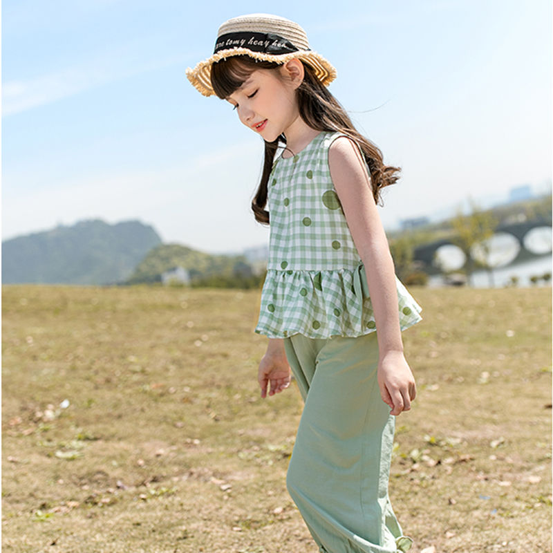 Hedmy Mädchen Sportanzug 3-teilig - Jogginganzug Mit Weste & Leggings