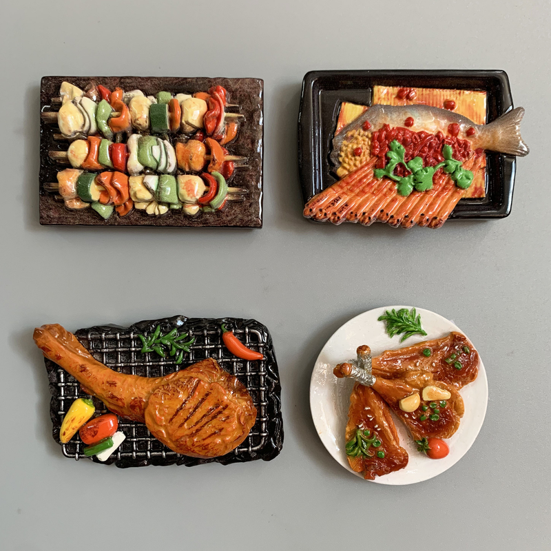 Voedsel koelkast magneet magneet schoolbord whiteboard sticker foto bericht magneet magnetische sticker notities vaste decoratie