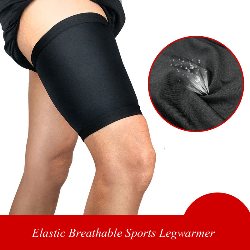 1pc kompression lårstöd män kvinnor andningsbar elastisk lårstöd för skadstring quadriceps smärta ben ärm
