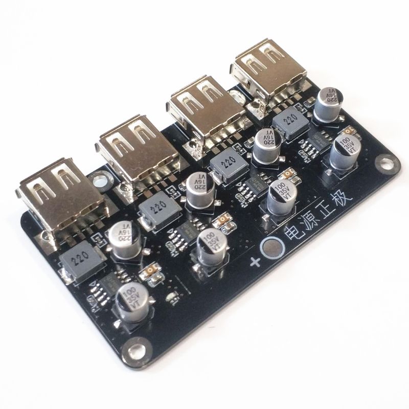 USB QC3.0 DC Step Down Converter Charging Module 4.5-32V 5V 9V 12V 2/4 Channels