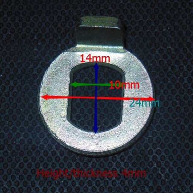 2pcs/set M12/M14 Steel Electric Bike Hub Motor Torque Anti-Rotation Washer For Electric Bicycles: M14