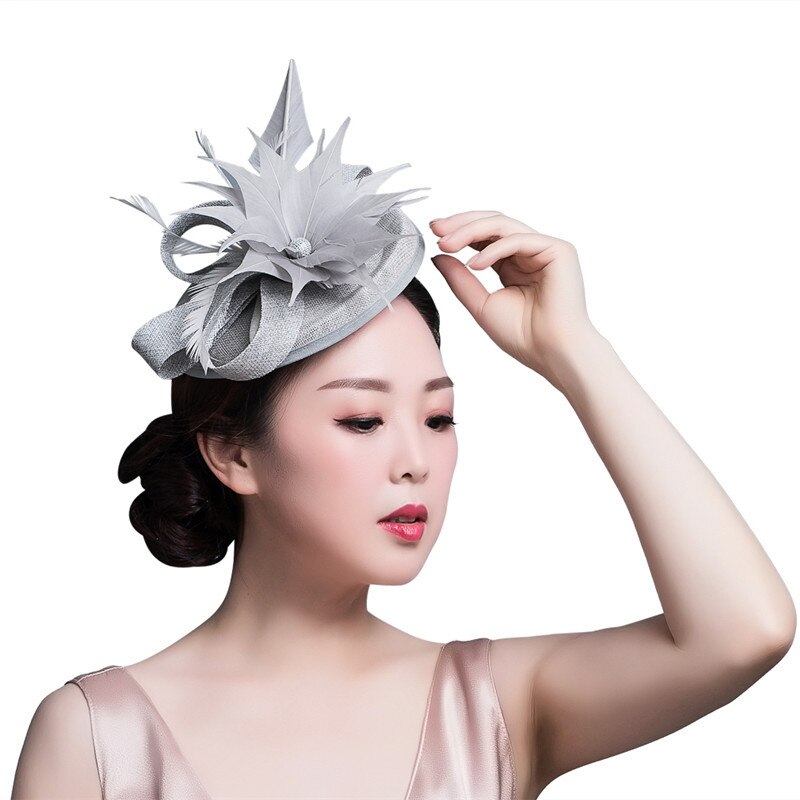 Sombrero de novia para , tocado de novia, tocado de boda, tocado, sombrero de boda al por mayor, sombrero de boda para mujer, pinza de cabeza, boda