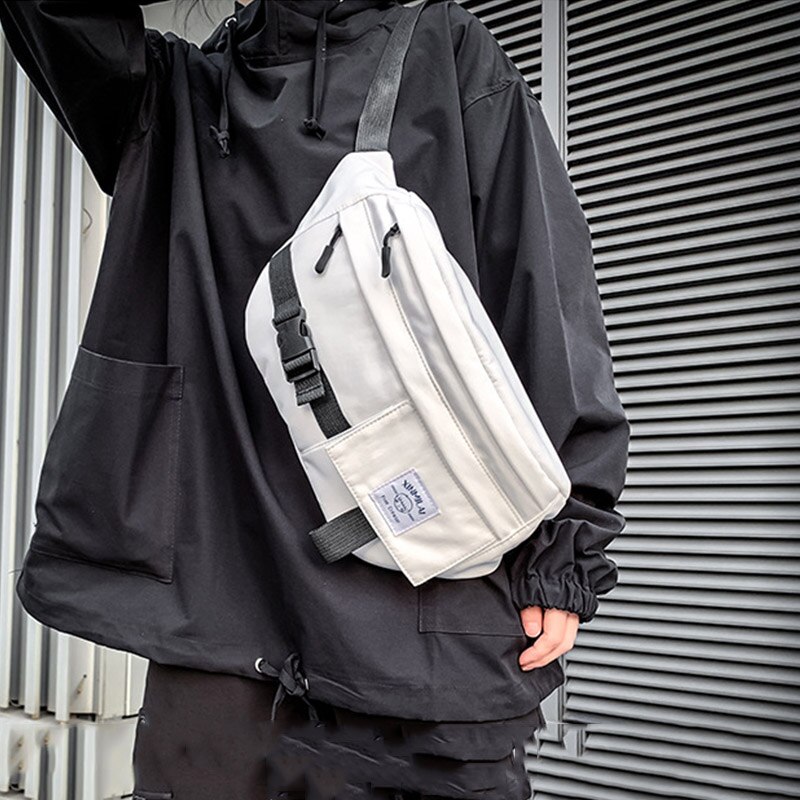 unisex Taille Tasche Große Kapazität Streetwear fanny Pack Brust Taschen Trend Hüfte hüpfen Banane Crossbody-tasche Funktionale Taille Pack ZY775