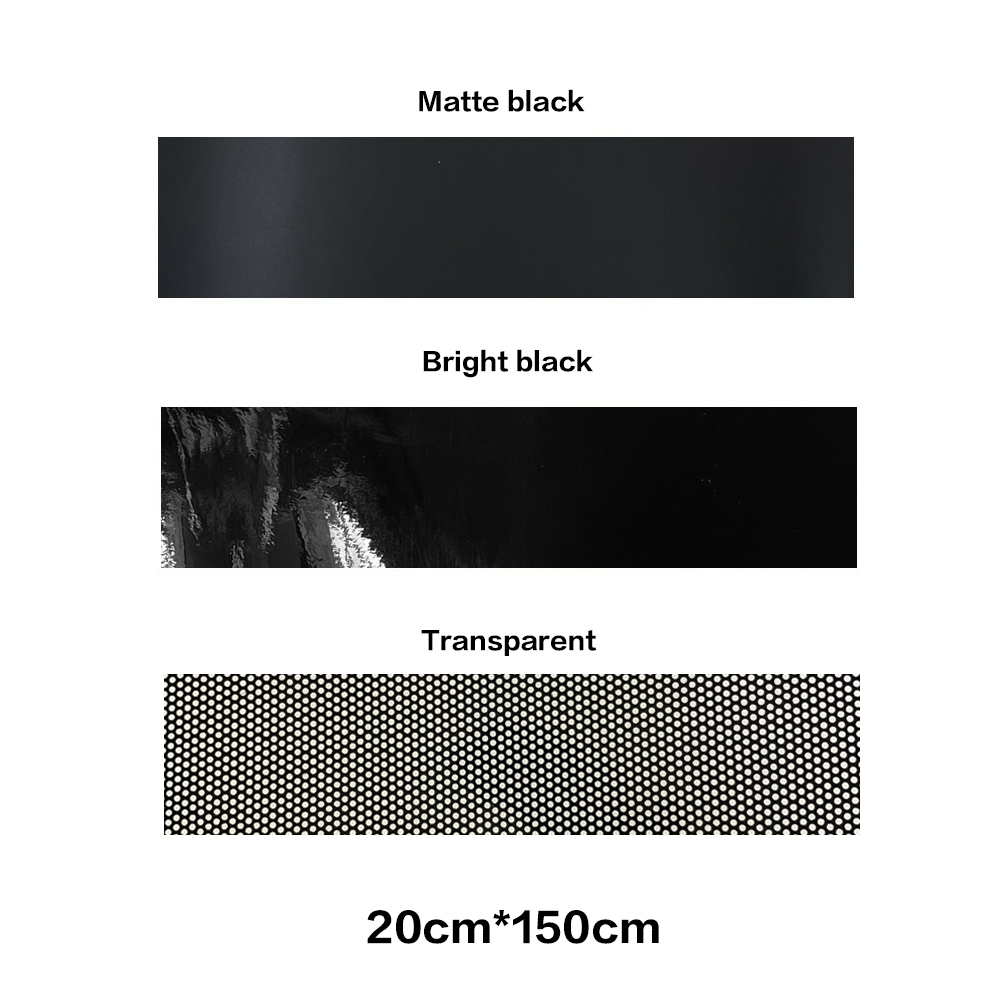 Autocollants de pare-soleil de voiture, Film vinyle 3D pour pare-brise avant de voiture, autocollants décoratifs pour pare-soleil arrière