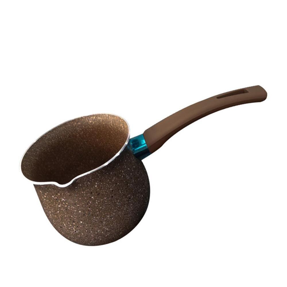 Anti-broeien non-stick Koffie Melk Pot Nuttig Draagbare Soeppan Koken Tool non-stick Melk Pot mini Saus Pan Soeppan: 9cm