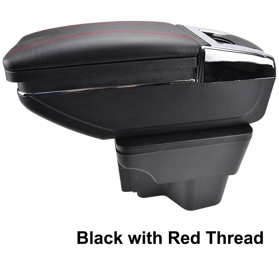 Voor Kia Rio 3 Rio3 Center Middenconsole Opbergdoos Armsteun Armsteun Draaibare Ub: Red thread