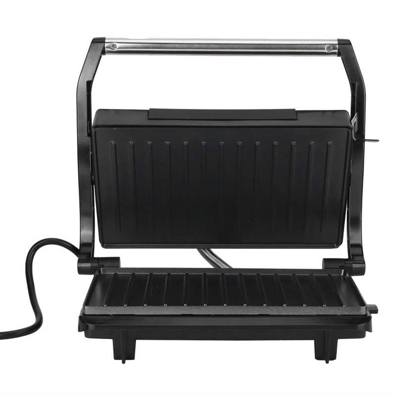 Double face électrique Barbecue Grill sans fumée Panini Barbecue Steak grillé Pan Sandwich fabricant petit déjeuner Machine 750W