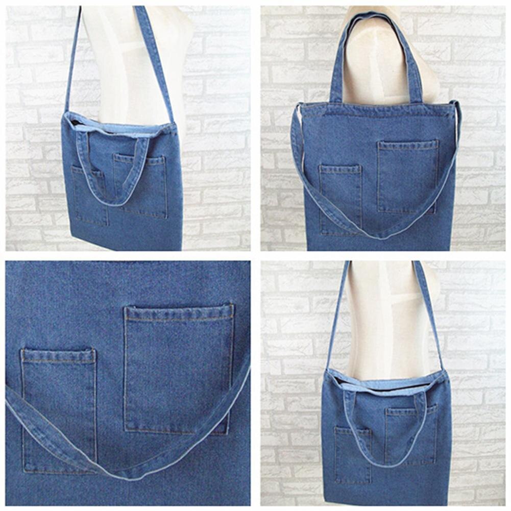 Vrouwen Handtassen Messenger Canvas Tas Modieuze Denim Jean Art Winkelen Mummy Schouder Messenger Blues Crossbody Tas bolsaszakken