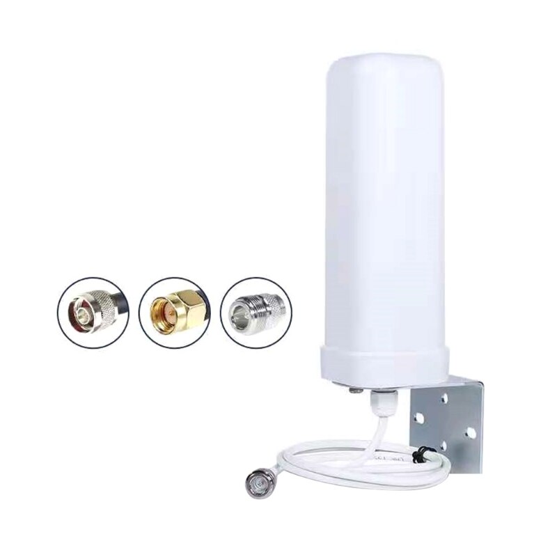 3G 4G 5G Barrel Outdoor Antenna Dual Interface SMA TS9 CRC9 16-18dBi Router Network Card External 698-960 / 1710-2700MHZ