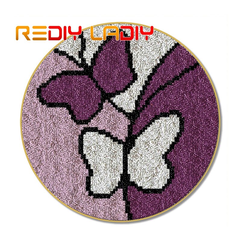 Kit de tapis à Crochet, tapis Crochet, éléphant africain, fil acrylique, toile imprimée, tapis de coussin, tapisserie murale au Crochet, artisanat: ZD648