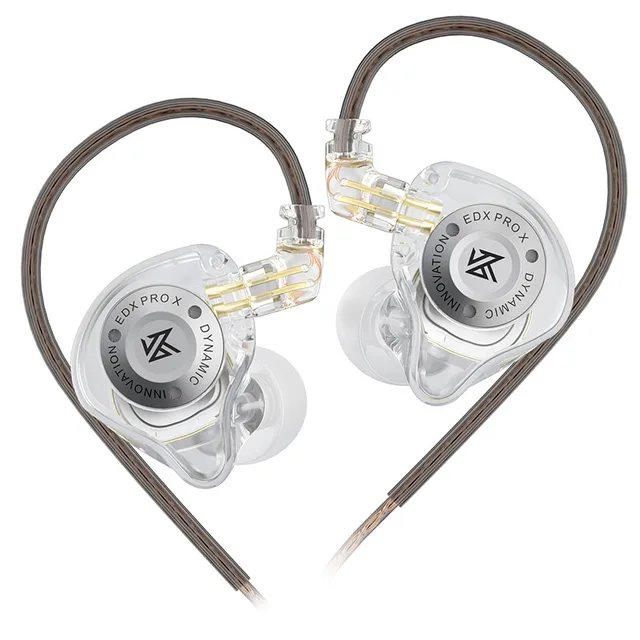 KZ EDX PRO X Dynamic Drive Earphone HIFI Bass Earbud Sport Music Cancelling Headsets KZ EDX PROX ZSTX ZSN PROX EDC EDA ZVX: Blue