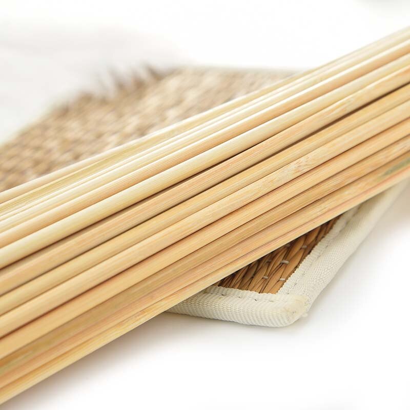 100 Stuks 30Cm Dikke Barbecue Teken Bamboe Houten Spiesjes Sticks Bbq Teken Grillen Barbecue Gereedschap Tuin Outdoor Gegrilde Teken