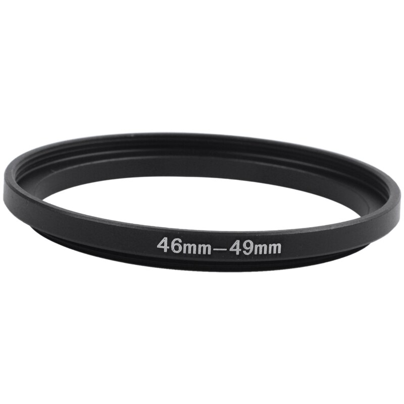 2Pcs 43Mm To 49Mm/46Mm To 49Mm Camera Filter Lens 46Mm-49Mm Step Up Ring Adapter