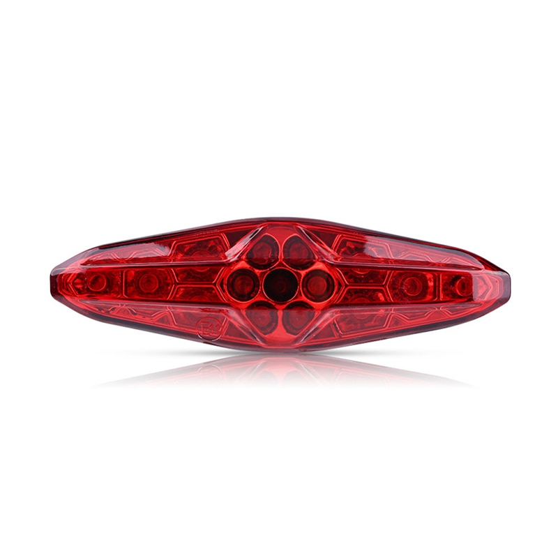 ROAOPP-feu arrière universel pour Moto, feu de Stop LED, pour Motocross ATV, Motocross, Motocross, 12V, 15, lumière LED: Red Brake Light
