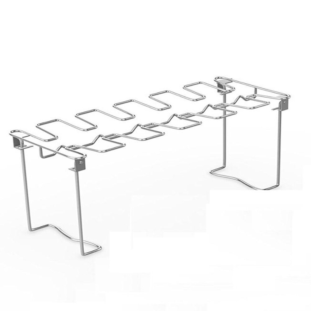 Estante para asador de patas de pollo y ala, asador de baquetas de pollo para horno, o parrilla ahumador, ideal para barbacoa, Picnics