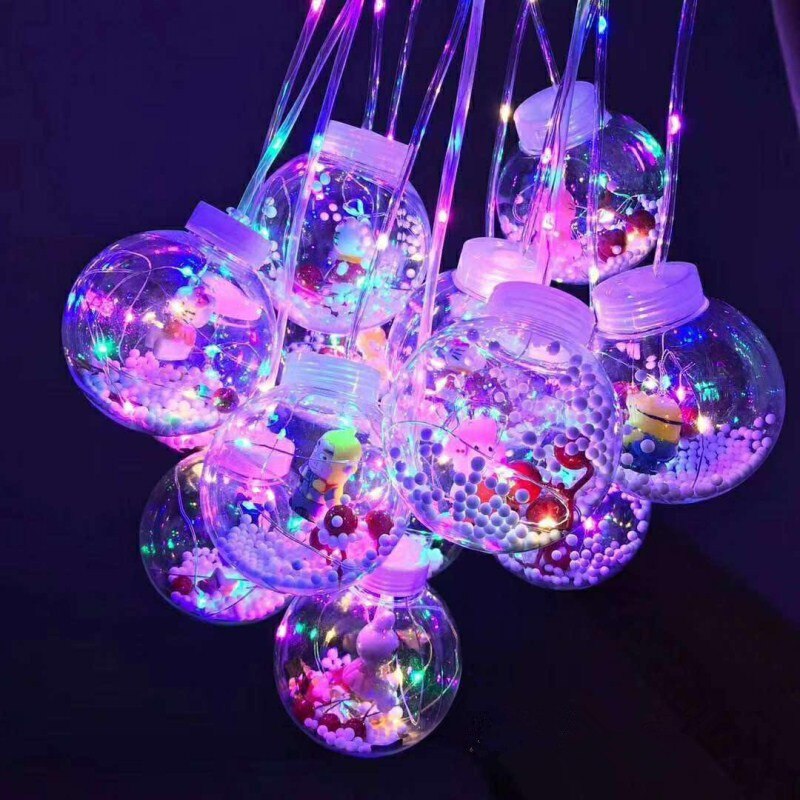 Glow in the Dark Speelgoed Draagbare Lantaarns Ster Bal Kleurrijke Glow Bal kinderen Birthday Party Toy Decoratie voor baby Meisje