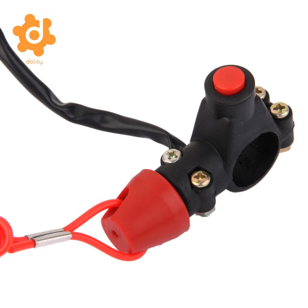 Universal Engine Stop Kill Tether Switch Lanyard for ATV Racing Emergency