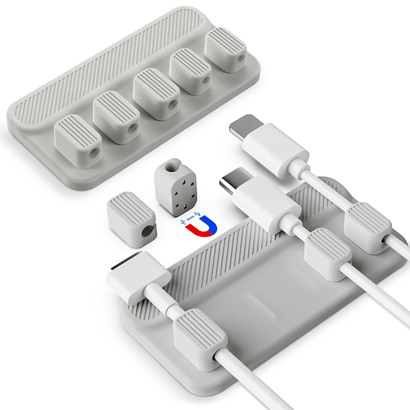 Magnetische Maus Tastatur Kabel Draht Organizer Schreibtisch Kabel Clip Schutz Kabel Wickler Reihe Stecker Feste USB Lade Linie Halter Magnet
