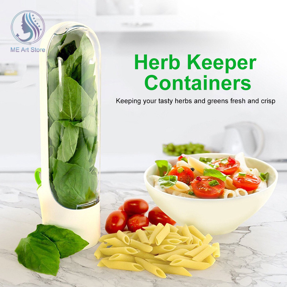 Opbevaring af urter, kapseletui, friskhedsbevaringsboks, koptype, opbevaringsbeholder til mad, grøntsagskonserveringsflaske, køkkentilbehør
