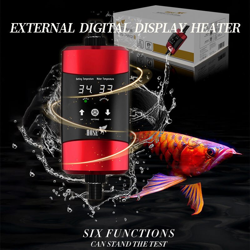 300W 500W 800W 1000W 1200W aquarium External filter heating rod for fish tank. High-power aquarium external filter heater