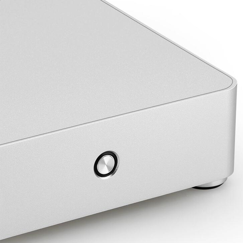 H80 Mini ITX Computer Case Aluminum PC Case Chassis for Without Power Supply