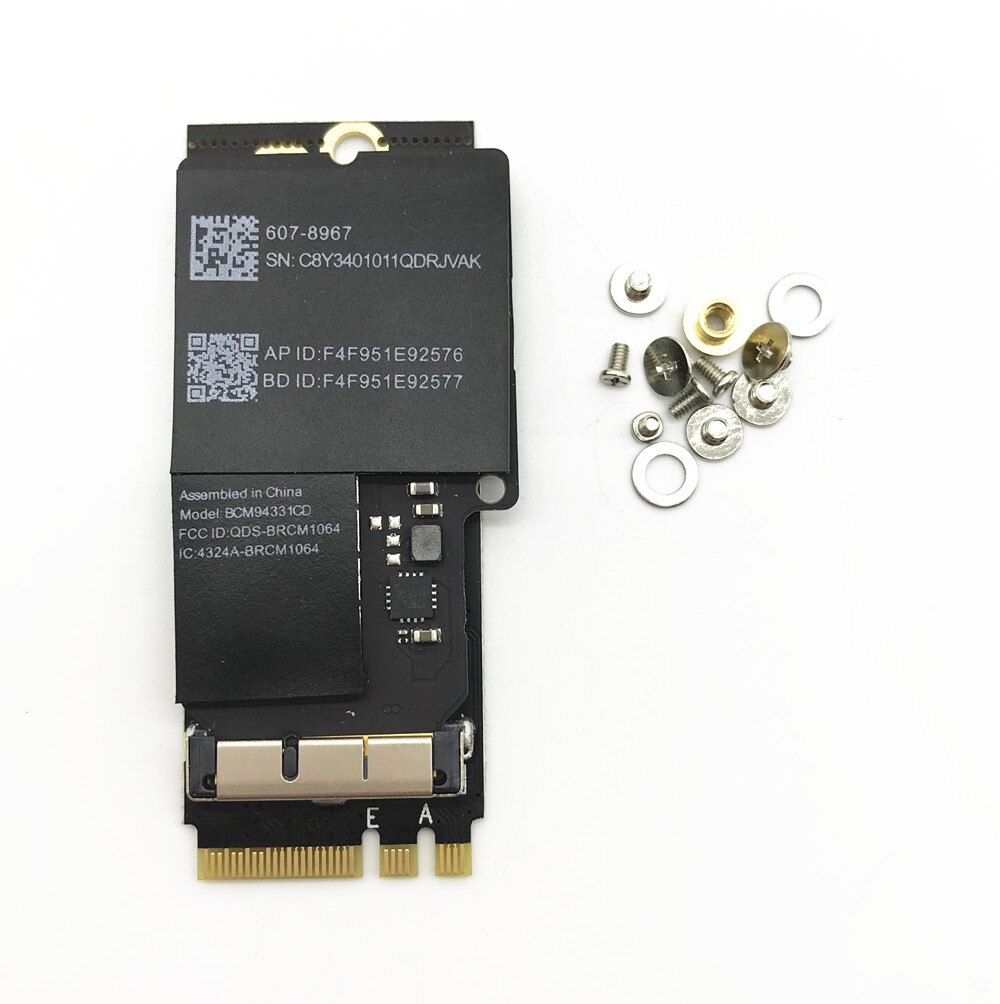 SLMY M.2 Wifi Adapter Key A E To Wifi Card BCM94360CD BCM94331CD Bcm94360cs2 She I.101729000 SLMY M.2 Wifi Adapter Key A E To Wifi Card BCM94360CD BCM94331CD Bcm94360cs2 She I.101729000