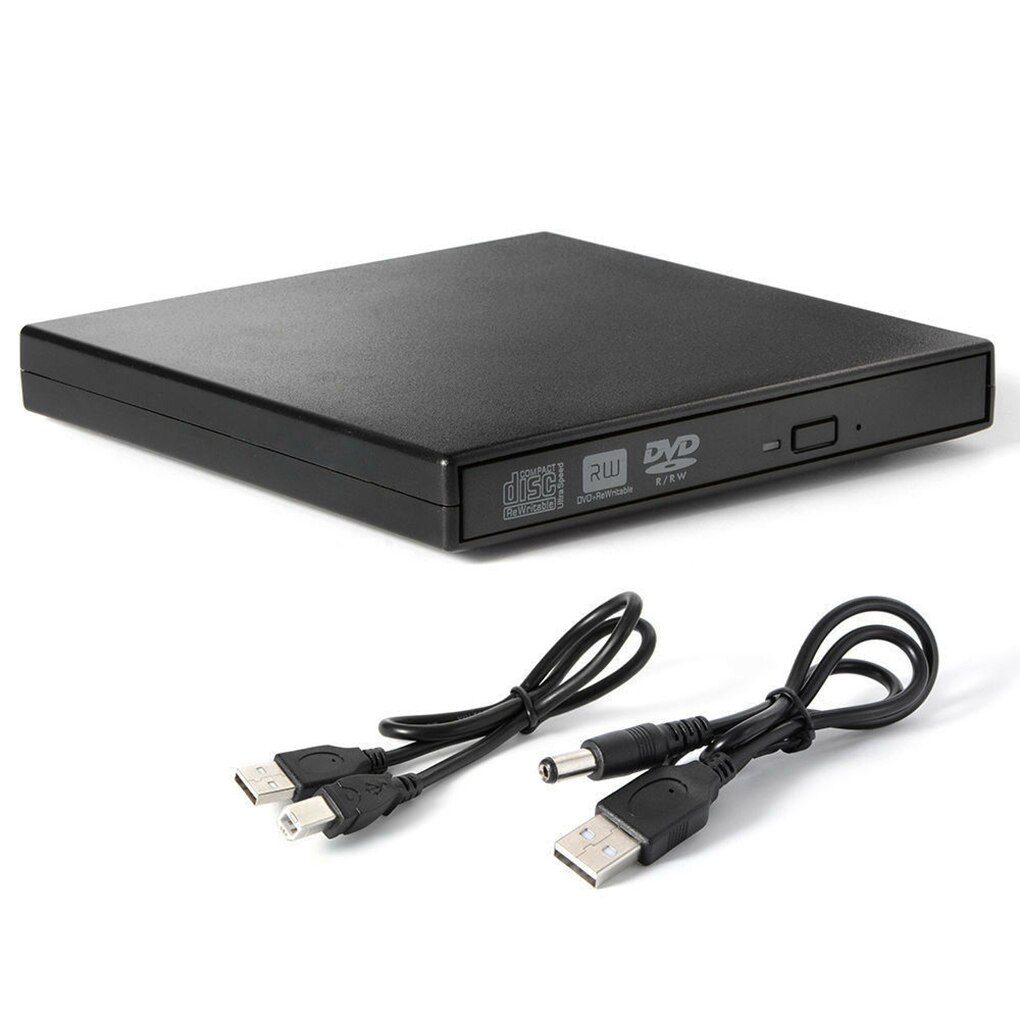 USB 2.0 Cd Player External CD ROM Player Optical Drive CD RW Burner Reader Writer Laptops PC Windows 7/8/10