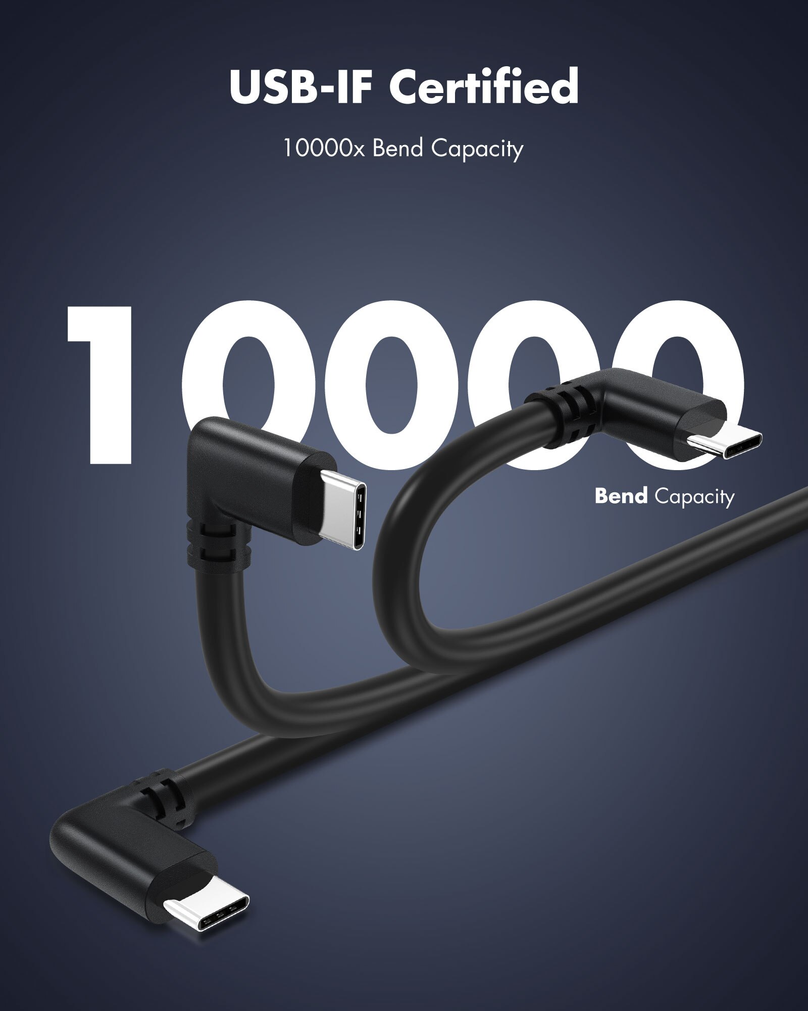 KIWI Oculus Quest/ Quest 2-cable USB 3,0, transferencia de datos de alta velocidad, 10 pies, 3M, tipo C