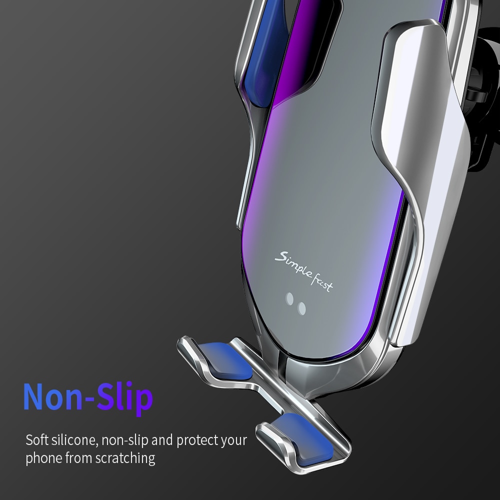 FDGAO 10W Automatische Spann Qi Drahtlose Auto Ladegerät Halterung Für IPhone 11 XS XR X 8 Schnelle Lade Telefon halter für Samsung S10 S9