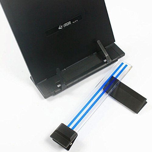 A4 7 Adjustable Positions Black Metal Desktop Document Book Holder,document Holders with Interlaced Feet