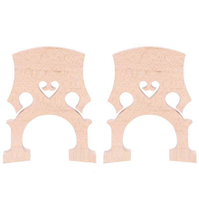 2 4/4 3/4 contrabas contrabas brug esdoorn vervangende onderdelen cello diy muziekinstrument accessoires: 3-4