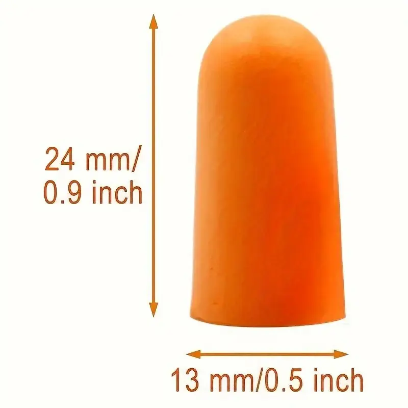 10/20/50 paar geräuschdämpfende ohrstöpsel für arbeit, studium, schlaf, reisen und flugreisen – weiche schaumstoff-ohrstöpsel zur lärmreduzierung, separat verpackt