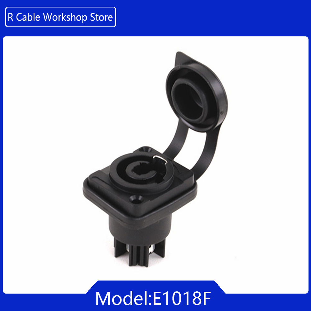 2pcs 3Pins IP65 Waterproof Locking Powercon Connector 20A 250V Power Male Plug or Female Chassis Socket Connector: SKY BLUE